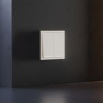 VLS000413 Клавиши для выключателя/переключателя двухклавишного с подсветкой, S70 (хлопок). (ТМ Maytoni)