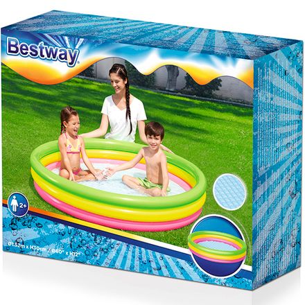 Бассейн круглый надувной 152*30 см, 211 л, Summer 51103 Bestway