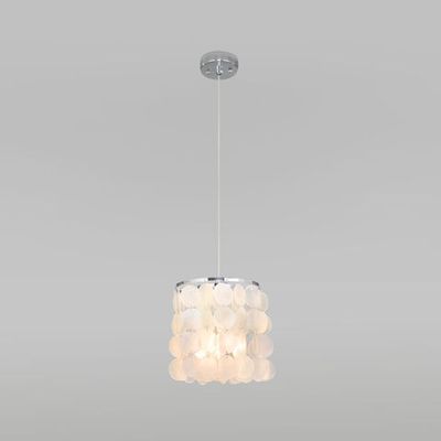 Подвесной светильник с перламутром 60185/1 хром/перлаиутр