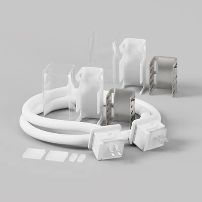 Двусторонний коннектор питания с проводом (30 см) для гибкого неона 17x12 мм 432013. TM Maytoni