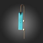 SL1145.381.01 Светильник настенный ST-Luce Латунь/Голубой E27 1*60W