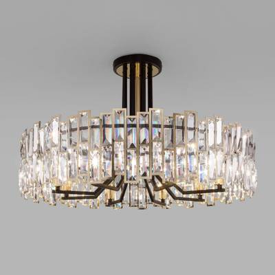 Умный потолочный светильник с хрусталем Bogate's Zolletta 339/8 339/8 Strotskis Smart (313/8), E14х8