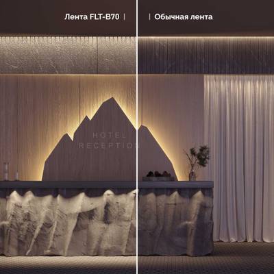 Лента FLT-B70-8mm 24V Day4000 (15.5 W/m, IP20, 45deg, 5m) (Arlight, Открытый)