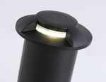 Светильник светодиодный уличный в грунт ST6525 BK черный IP67 LED 4200K 1W D60*93