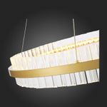 SL383.223.01 Светильник подвесной ST-Luce Матовое золото/Прозрачный LED 1*60W 3000K