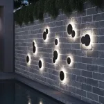 379347 Светильник PIATTO 1x12W LED 1200LM G ЧЕРНЫЙ 4000K IP65