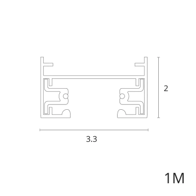 Шинопровод Arte Lamp TRACK ACCESSORIES A540106