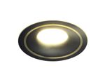 Встраиваемый точечный светильник TN121 BK/S черный/песок GU5.3 D100*30