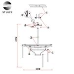 SL1230.102.06 Люстра потолочная ST-Luce Никель/Прозрачный E14 6*60W