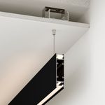 Профиль SL-LINE-25100-DUAL-2500 BLACK (Arlight, Алюминий)