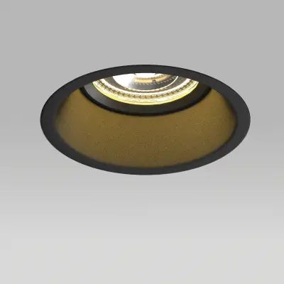 G214607BMOD Светильник DOMINO ROUND под LED модуль/лампу МR16 ЧЁРНЫЙ (214610+214607+214007)