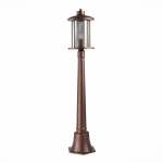 SL080.415.01 Светильник уличный наземный ST-Luce Темный кофе/Прозрачный, Темный кофе E27 1*60W
