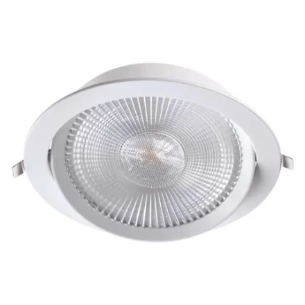 358001 SPOT NT19 554 белый Встраиваемый поворотный светильник IP20 LED 3000К 30W 85-265V STERN