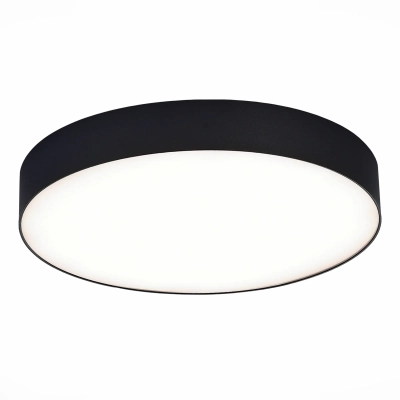 ST606.442.48 Светильник потолочный Черный LED 1*48W 4000K 4 320Lm Ra>85 120° IP20 D400xH55 185-265V