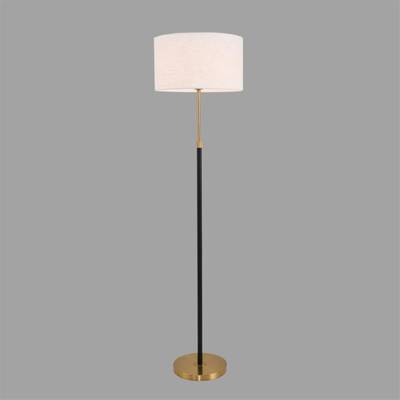 8358/1F CLASSI медь/черный/белый, металл/текстиль Торшер E27 60W 220V IRISA