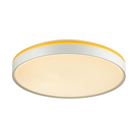 7709/DL COLOR SN 100 Светильник пластик/белый/желтый LED 48Вт 4000К D420 IP43 KEZO YELLOW