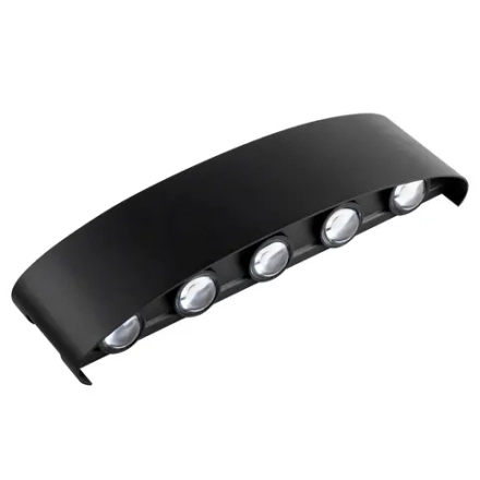 343057 Светильник GEMMA 10х1W LED 1100LM G ЧЕРНЫЙ 4000K IP65