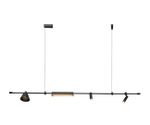 07616-150L,19 Подвес Ристо черный w150*12 h160 Led 20W (4000K)