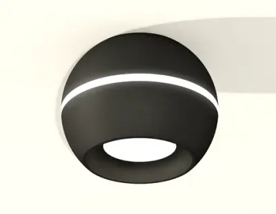 Комплект накладного светильника XS1102001 SBK черный песок MR16 GU5.3 LED 3W 4200K (C1102, N7021)