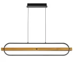 723337 Люстра LODI LED 36W 3240LM ЧЕРНЫЙ/ДЕРЕВО 3000K Lightstar