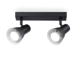 Светильник накладной TA13117/2 BK/WH черный/белый GU10/2 max 12W 350*85*150