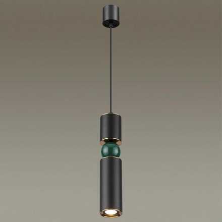 4075/5L L-VISION ODL19 475 черный/золото/зеленый Подвес GU10 1*5W SAKRA