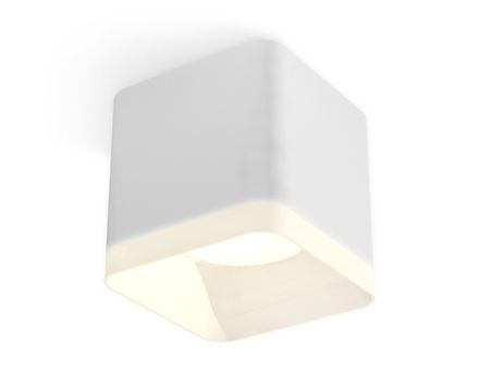 Комплект накладного светильника с акрилом XS7805040 SWH/FR белый песок/белый матовый MR16 GU5.3 (C7805, N7755)