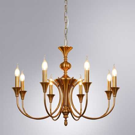 Подвесная люстра Arte Lamp COLLINETTA A4094LM-8PB, 8хE14