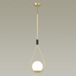 4810/1 PENDANT ODL21 493 золтой/черный/белый Подвес E14 1*40W FLARI