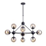 Люстра на штанге Arte Lamp BOLLA A1664SP-10BK, 10хE14