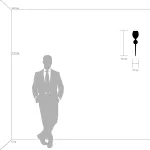 807610 Бра META 1х40W E14 БЕЛЫЙ/ЧЕРНЫЙ ХРОМ Lightstar