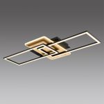 8021/90CL LEDIO LN24 черный/золотой/черный, металл/акрил Потолочный светильник LED 90W 220V 3000-6500К GOLDY