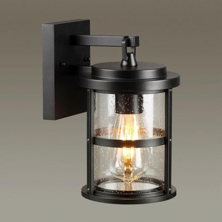 4964/1W NATURE ODL22 737 черный/стекло Ландшафтный настен.светильник E27 1*60W IP44 MAGUS