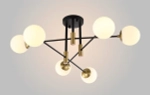Светильник потолочный Crystal Lux FIDEL PL6 BLACK 0630/105