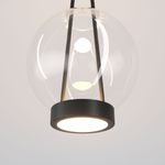 Подвесной светодиодный светильник со стеклянным плафоном 50267/1 LED черный