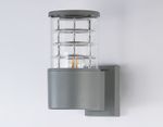 Светильник уличный настенный архитектурный ST2521 GR/CL серый/прозрачный IP54 E27 max 11W 200*110*155