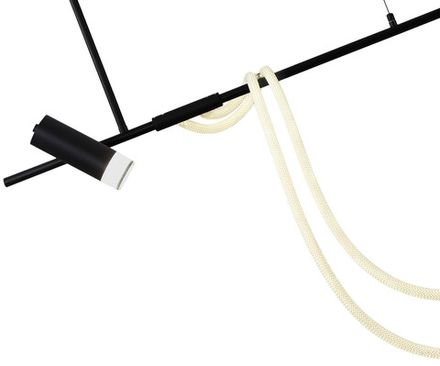08039K-120A,19 Подвес диммируемый Кайли черный L120 h120 Led 40W+GU10 1*10W (4000K) с пультом ДУ