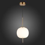 SL1621.203.01 Подвес ST-Luce Золотистый/Белый LED 1*13W 3000K