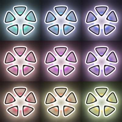 Citilux Мальта Смарт CL234A150E RGB Умная люстра Белая
