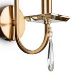 Настенный светильник (бра) Forte FR1006WL-01G, E14х1. TM Maytoni