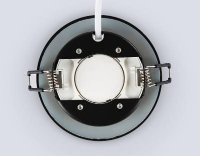 Светильник встраиваемый TN6735 BK черный IP44 GX53 D110*57