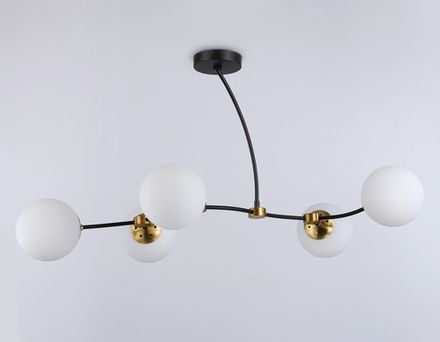 Подвесной светильник TR2548/5 BK/SB черный/бронза E27/5 max 60W 950*600*450