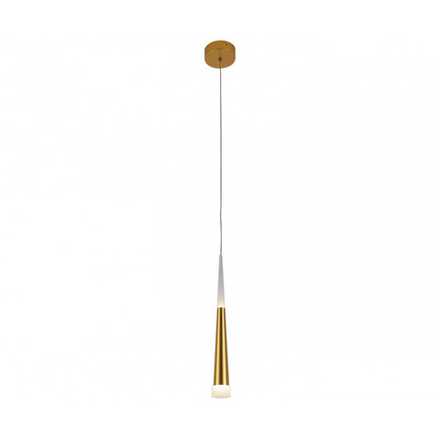 6114-1A,33 Подвес Рэй золото d8 h200 Led 7w (4000K)