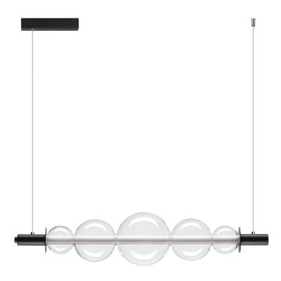 5671/10L LEDIO LN23 031 чёрный Светильник подвесной LED 10W жел, синий, фиол свет 650Лм 220V MIAMI