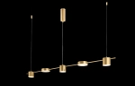 Светильник подвесной Crystal Lux TRISTAN SP5 L1200 GOLD 3691/205