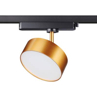 358757 PORT NT21 215 матовое золото Светильник трековый однофазный трехжильный IP20 LED 24W 4000K 2100Лм 100-265V PROMETA