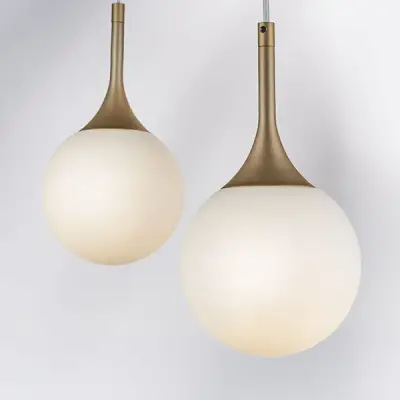 813013 Подвес GLOBO 1х40W E14 champagne gold/white Lightstar