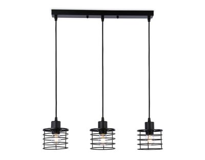 Подвесной светильник в стиле лофт TR8075/3 BK черный E27*3 max 40W 582*120*1040
