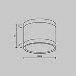 Потолочный светильник Pauline GX53 12Вт C120CL-GX53-W. TM Maytoni