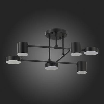 SLE201042-06 Люстра потолочная Черный/Черный LED 6*7W 4000K